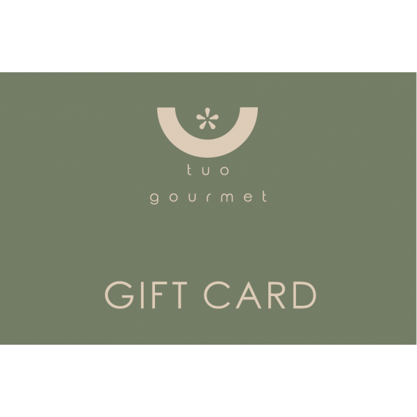 gift card, carta regalo da 20, 50, 100 e 200 euro da spendere su TuoGourmet