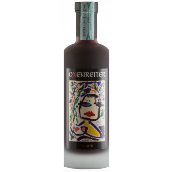 bottiglia di vino dolce Elixir di Oxenreiter 